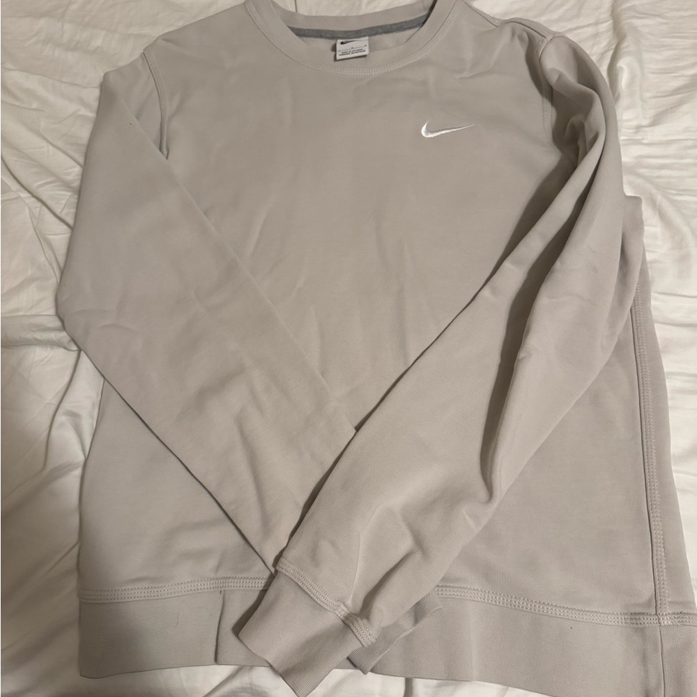 Cream Nike Youth Large Sweatshirt